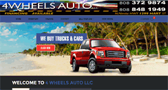 Desktop Screenshot of 4wheelsautollc.com